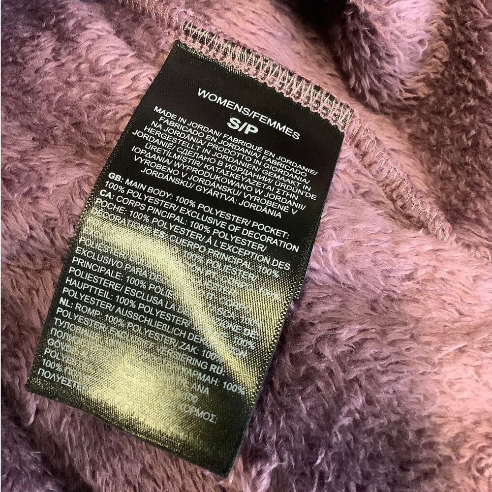 The North Face Women's Small Midnight Mauve Osito Fleece Jacket Full Zip OS44-14 - Picture 8 of 8